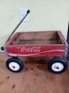 Vintage Coca Cola Wooden Wagon