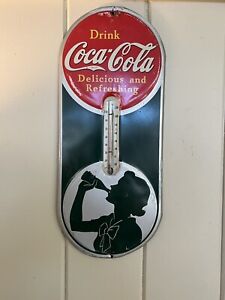 1939 Coca Cola Thermometer  Delicious and Refreshing. Original thermometer. Exc.