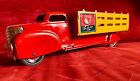 Coca-Cola 1940s MARX Pressed Steel Stake Bed Delivery Truck Almost Mint!