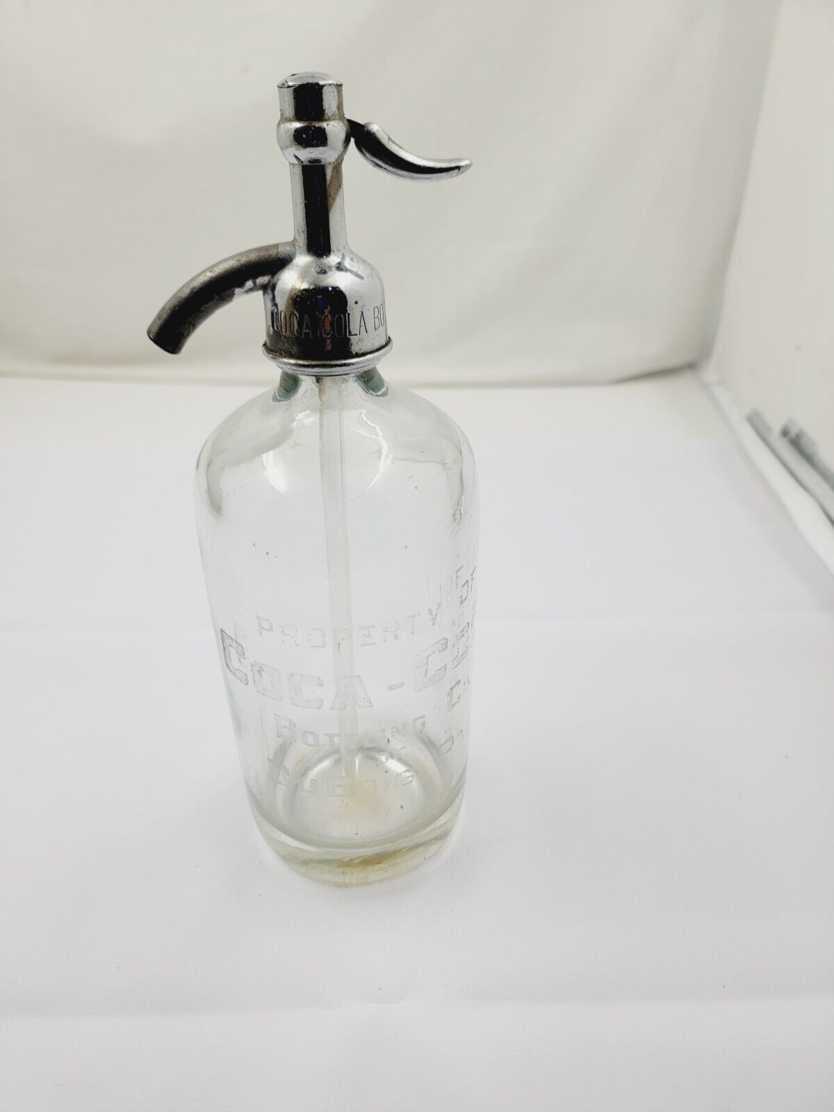 COCA COLA SELTZER BOTTLE DUBOIS PA