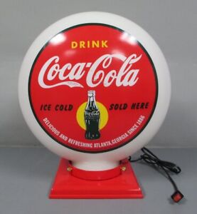 Coca-Cola "Ice Cold Sold Here" Collectable Pump Globe Light