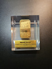Rare Coca-Cola Of Colubus 1oz Silver 24 K Gold Plated Bar Made For 75th Annv.
