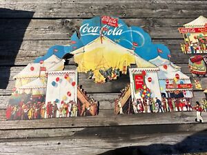 1927 Coca Cola Window display cardboard