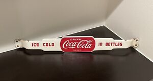 1950's Porcelain Coca-Cola Door Push RARE