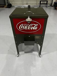 1929 Coca Cola GLASCOCK JUNIOR Cooler All Original Restored NICE!