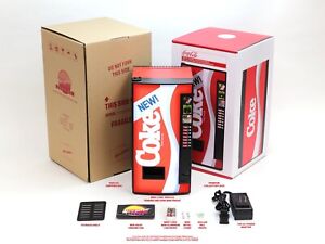 *BRAND NEW" New Wave 1/6 Scale NEW Coke Mini Vending Machine Replicade Coca-Cola