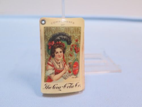 1902 CELLULOID COCA COLA POSTAGE STAMP HOLDER VERY RARE......