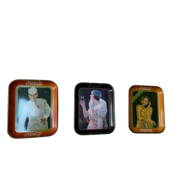 Vintage Original Coca-Cola Serving Trays