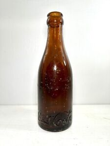 Whitesburg Ky Kentucky Straight Side Amber Coca Cola Bottle Coke Soda Antique