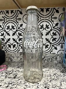 Coca Cola Large 20" Commemorative Glass Soda Bottle PAT'D 1968