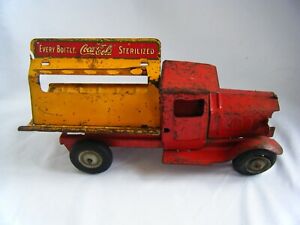 Vintage Metalcraft Coca-Cola Delivery Truck Pressed Steel Coke