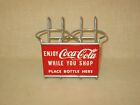 1950's NEW-OLD STOCK - NEVER USED ORIGINAL COCA-COLA SHOPPING CART BOTTLE HOLDER