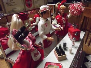 Barbie & Ken Coca-Cola Soda Fountain Set