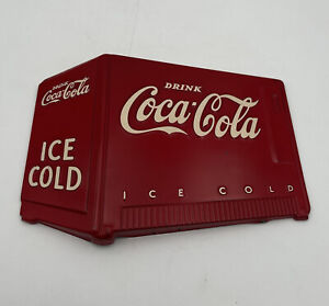 Original 1940s Coca-Cola "Gold Arrow" Sign with Ice Chest Advertising Kay Stamp