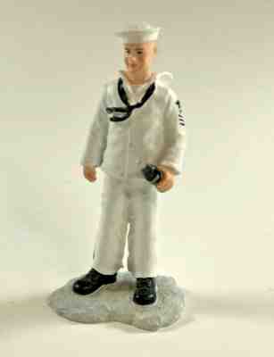 Coca Cola Brand four square Collection 2004 Sailor Man Holding a coke Christmas
