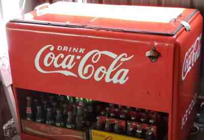 BEAUTIFUL VINTAGE 1939 COCA-COLA Master Ice  Double Lid Cooler
