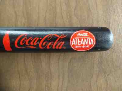 Vintage Minature Wood Baseball Bat Black Coca-Cola 18"