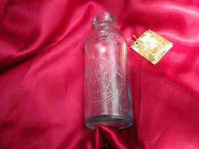 RARE COCA COLA HUTCHINSON (CRAWFORD RAINWATER) BOTTLE with TAG PHAMPLET