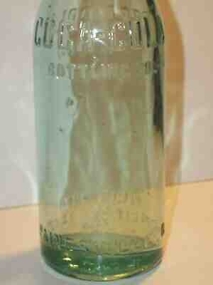 Rare GREEN COCA-COLA Shoulder BOTTLE 6½ oz Straight Side PAINESVILLE,O Ohio Coke