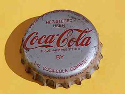 Coca Cola Malaysia Soda Bottle Cap Crown Coke Beer Old Rare Script