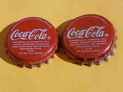 Coca Cola Malaysia Soda Bottle Cap Crown Coke Beer Old Rare Script