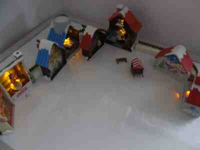 A Set Of Very Rare Collection Coca-Cola X'Mas Village