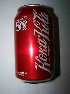 2014 Turkey Rare Coca Cola 50th Year of Koka Kola Top Opened Empty Can 133