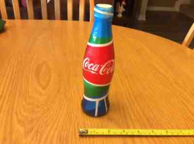 2010 Vancouver Olympic Coca Cola Styrofoam Colour Changing Light Up Bottle