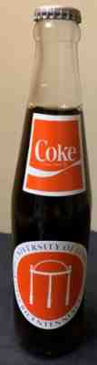 Vintage University Of Georgia Bulldogs 1985 Bicentennial Coke 10 Oz Bottle