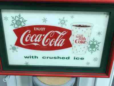 Vintage 1963 Lighted Coca Cola Sign (CR1)