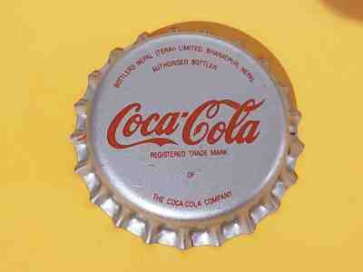 Coca Cola Nepal Soda Bottle Cap Crown Coke Beer Old Rare
