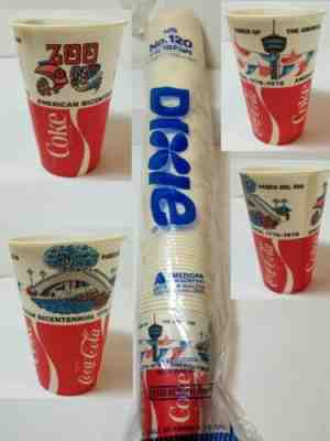 Vintage Dixie American Bicentennial 1776-1976 - 100 Count Paper Cups
