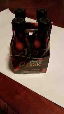 2006 Coca-Cola Coke Bl?k Glass Bottle 4-Pack - Rare Out of Production - Unopened