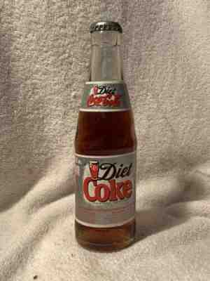 FULL 200mL DIET COKE PAPER LABEL SODA BOTTLE FROM DUBLIN