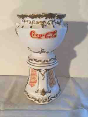1960's Coca-Cola Ceramic Syrup Urn Dispenser Vase 
