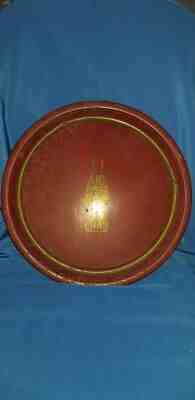 Old vintage  Coca Cola  Round Tin Tray from England 1950