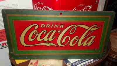 1929 Coca-Cola Display Rack Sign