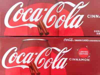 COCA COLA CLASSIC LIMITED EDITION CINNAMON FLAVORED 12 PACK