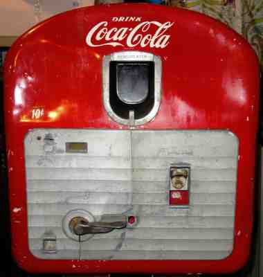 Vintage Vendorlator 27 Coke Machine Original Paint Runs!!