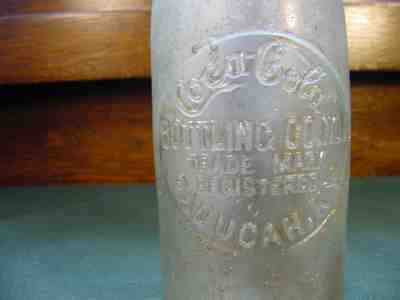 Coca-Cola Bottling Co No 1 Paducah Ky Soda Embossed Slug Plate Bottle Kentucky