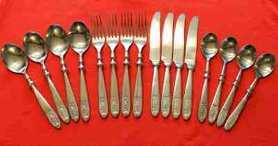 16 pc Vintage COKE COCA COLA Silverware Flatware Fork Spoon Knife Stainless Rare