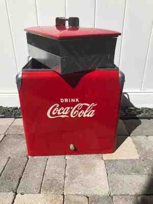 1950's Drink Coke Coca-Cola Red Cooler Acton Mfg Co Arkansas City KS 0-152580