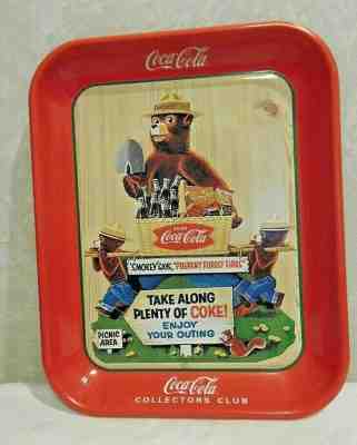 Smokey Bear Coca Cola tray 1997 limited edition of 2000 rare Coke Collector's 