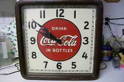 Select Devices Co., Inc Vintage Operating Coca Cola Wall Clock