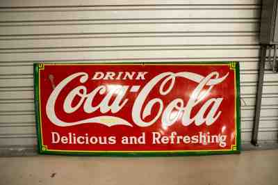 Very Large 1930's Coca Cola Sign