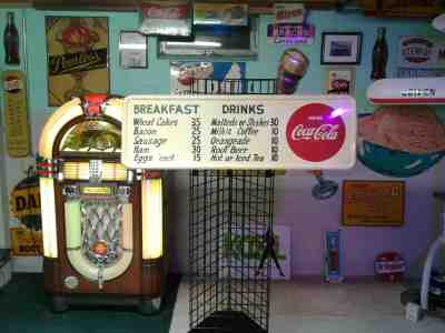 Vintage Coca Cola Menu Board