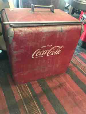 Vintage Red 1950s TempRite Coca~cola 6pack Cooler