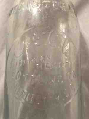 STRAIGHT SIDED COCA-COLA SLUG PLATED SODA BOTTLE CHARLESTON, SOUTH CAROLINA RARE