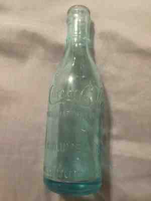 STRAIGHT SIDED COCA-COLA SODA BOTTLE COLUMBIA, SOUTH CAROLINA SLIP RING @LOOK@