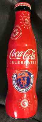 2015 NEW YORK METS NATIONAL LEAGUE CHAMPIONS COCA-COLA COMMEMORATIVE BOTTLE RARE